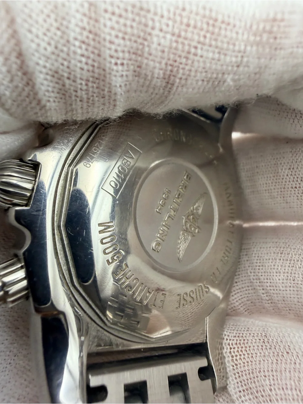 Breitling Chronomat AB0110 Stainless Steel Chronograph Watch